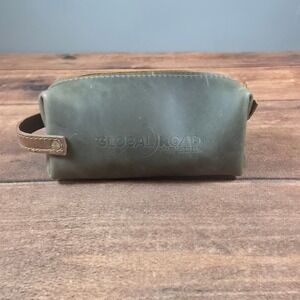 Rustico Dopp Kit Travel Bag Mens OS Olive Green Good Leather Global Road Logo